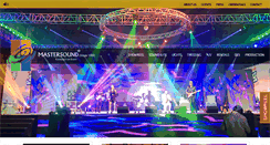 Desktop Screenshot of mastersound.in