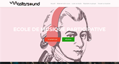 Desktop Screenshot of mastersound.fr